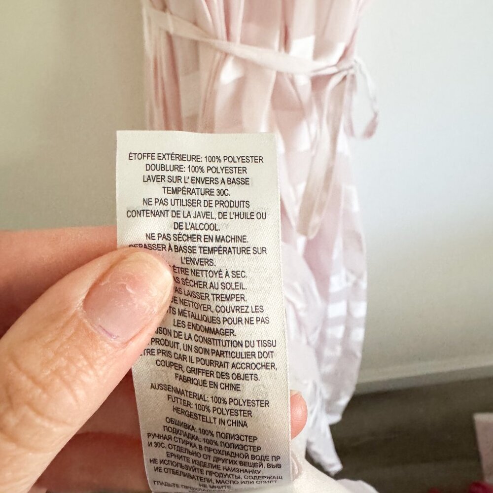 NWT Ted Baker Pink Sasski Pleated Maxi Dress 3/L - Picture 8 of 10